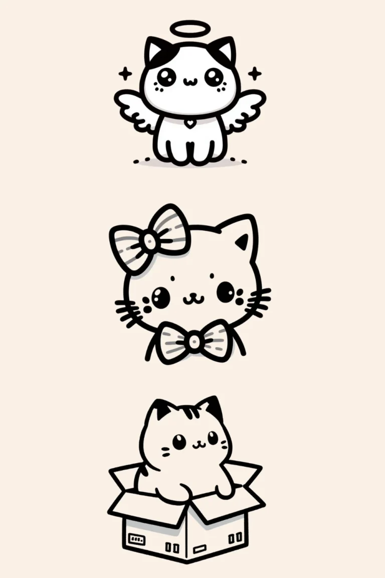 cute cat drawing