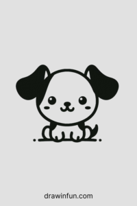 🐶 37+ Easy Cute Dog Drawing Ideas - Draw In Fun