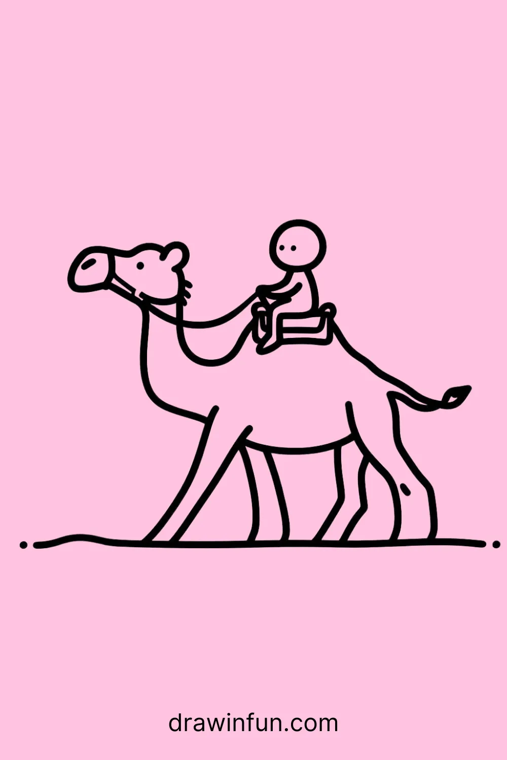 🐪 39+ Easy Cute Camel Drawing Ideas - Draw In Fun