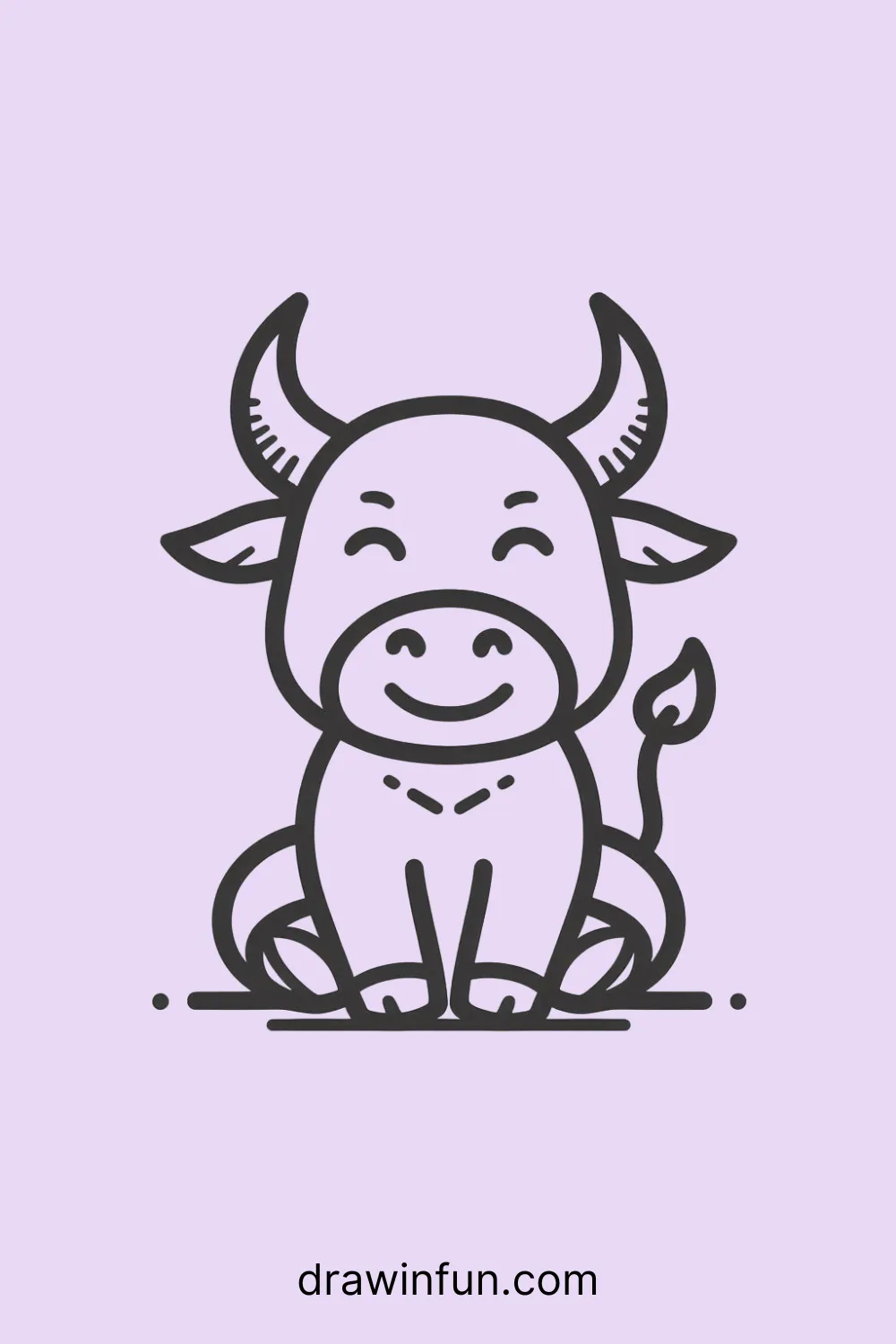 🐂 38+ Easy Cute Bull Drawing Ideas - Draw In Fun