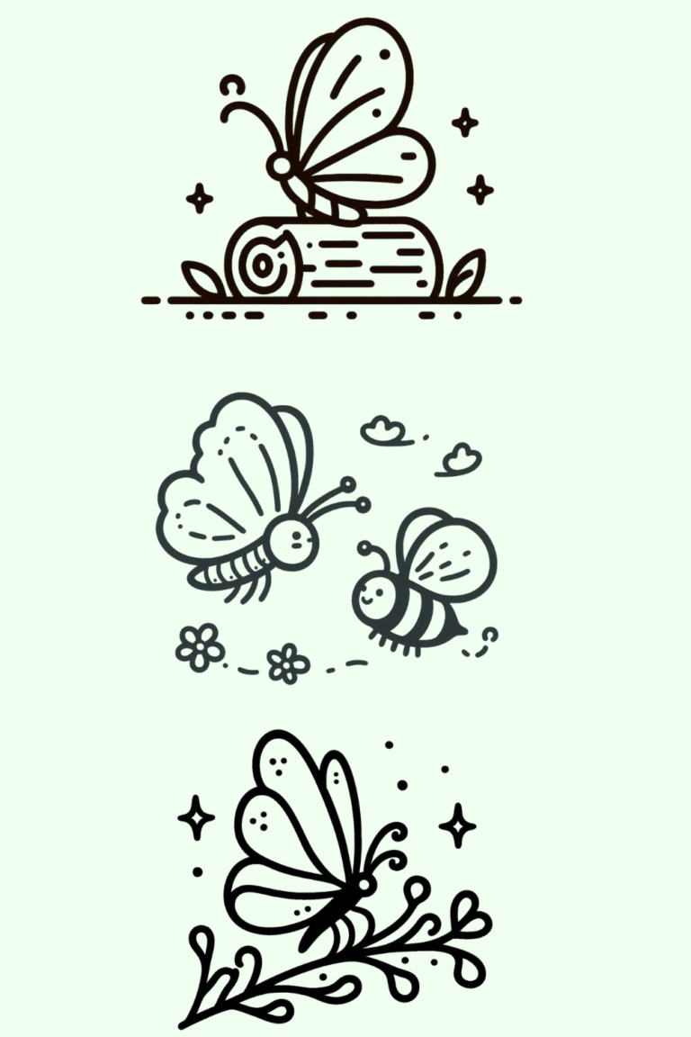 🦋 40+ Easy Cute Butterfly Drawing Ideas