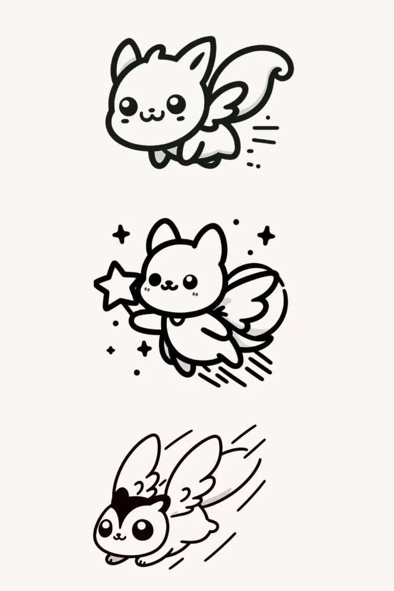   🐿️ 39+ Easy Cute Flying Squirrel Drawing Ideas