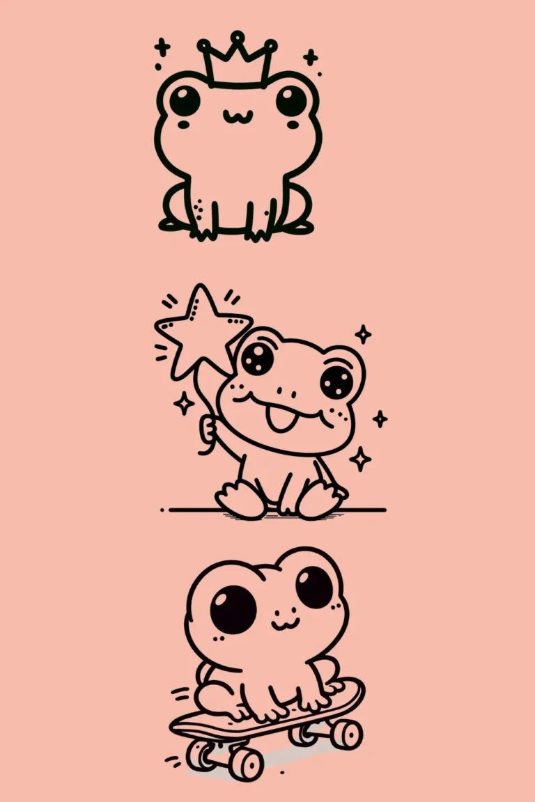   🐸 36+ Easy Cute Frog Drawing Ideas