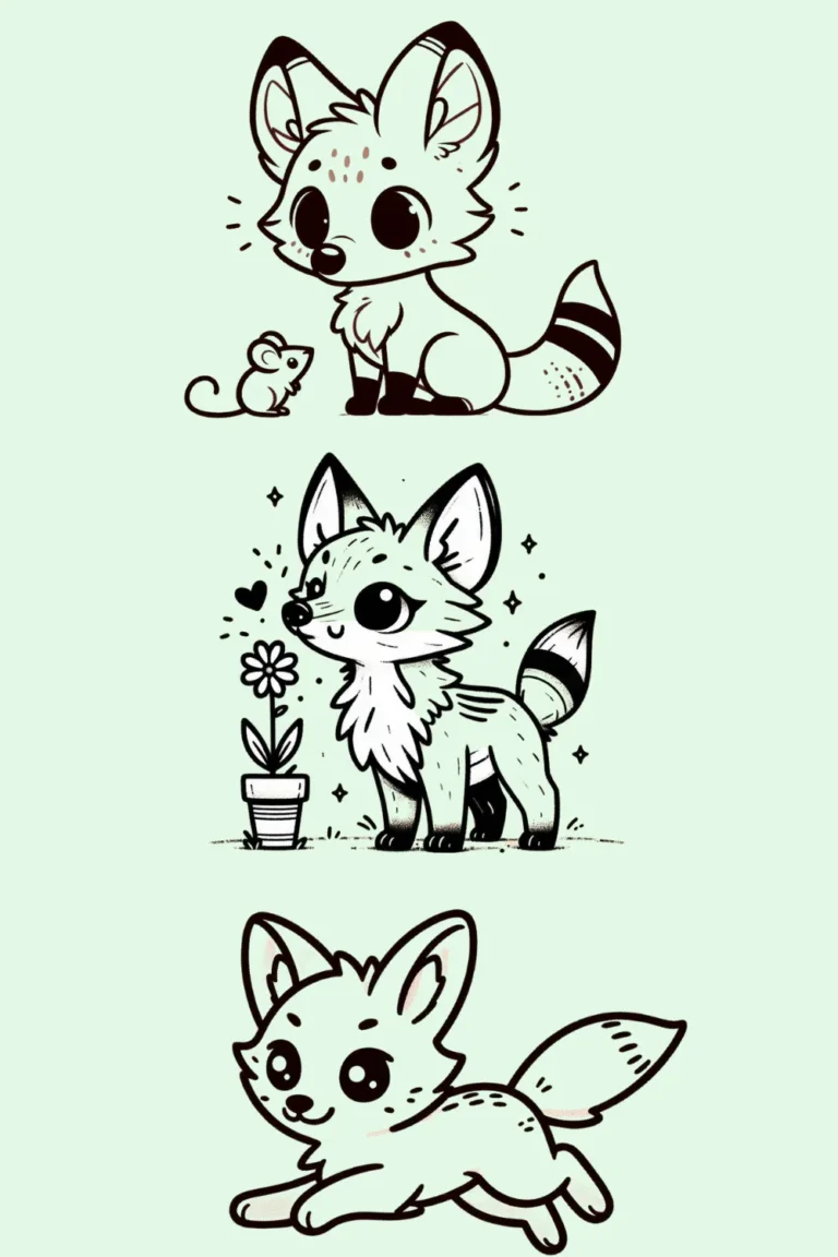 37+ Easy Cute Jackal Drawing Ideas