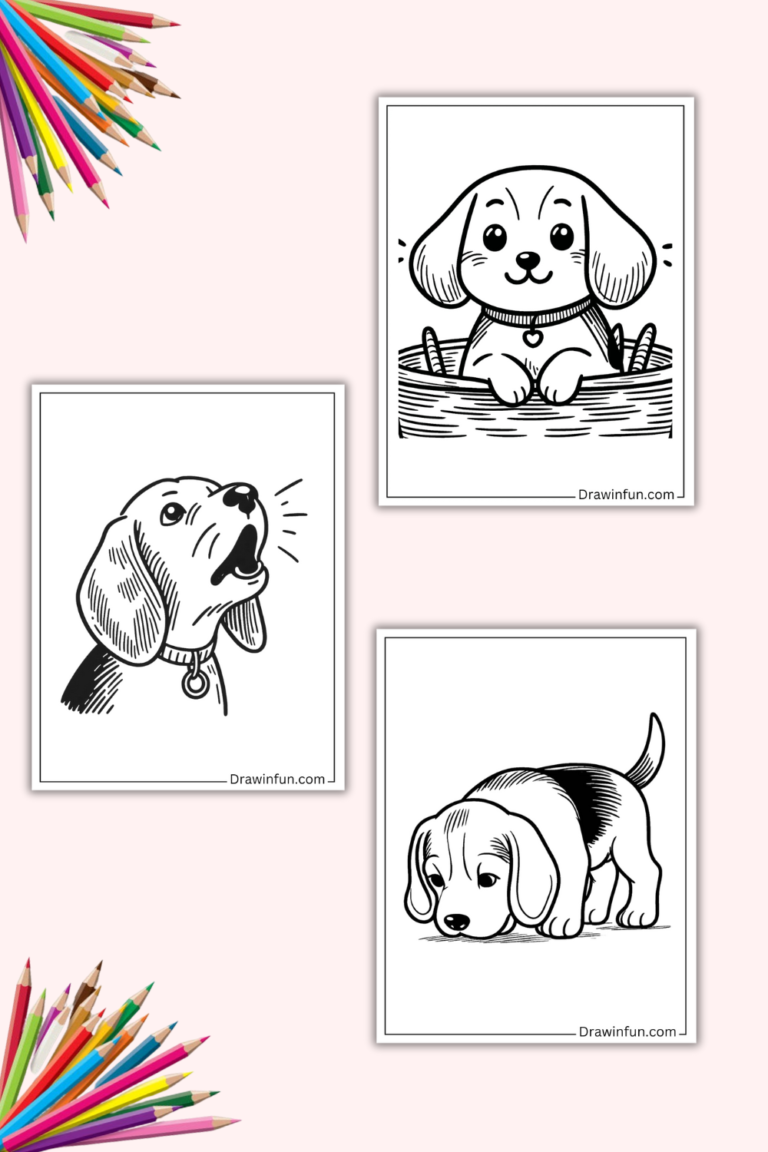 19+ Cute Beagle Coloring Pages (Free PDF Printables)