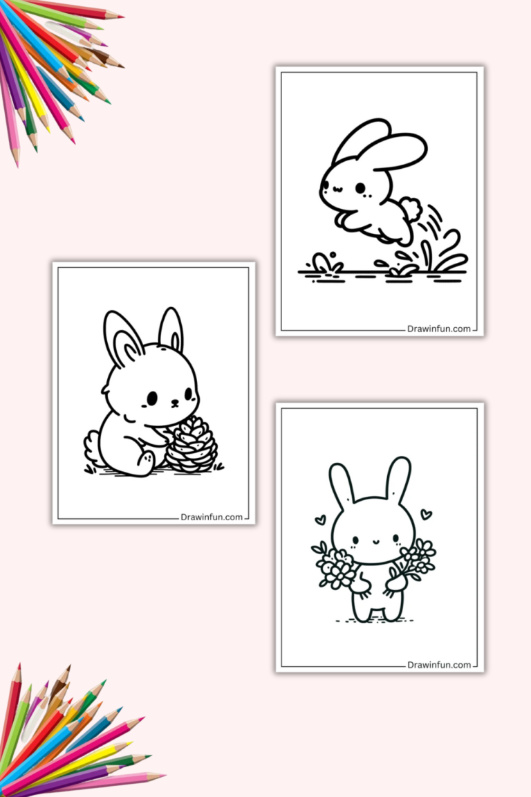 19+ Cute Bunny Coloring Pages (Free PDF Printables)