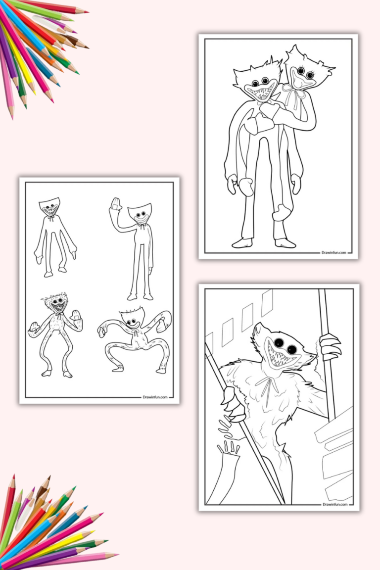 9+ Huggy Wuggy Coloring Pages (Free PDF Printables)