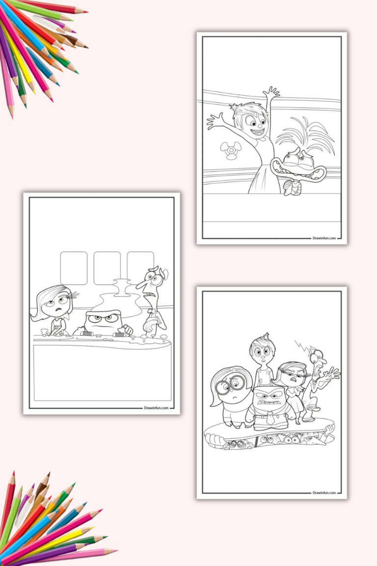 9+ Inside Out 2 Coloring Pages (Free PDF Printables)