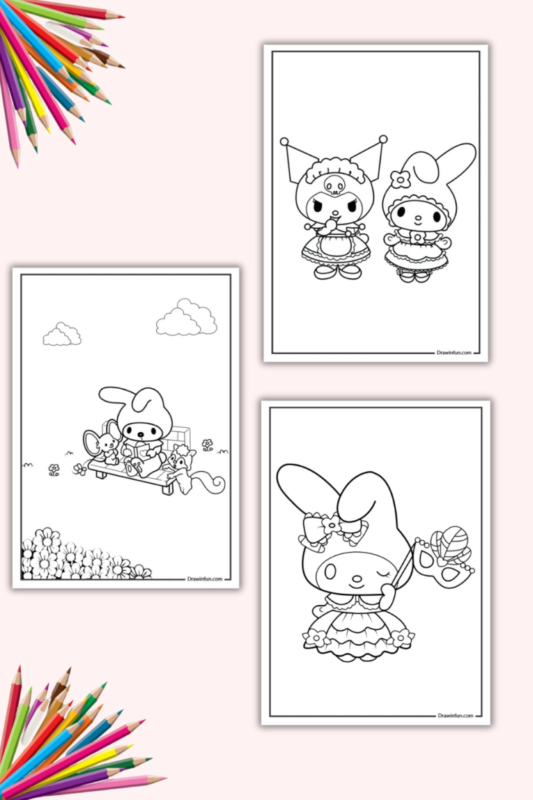 9+ My Melody Coloring Pages (Free PDF Printables)