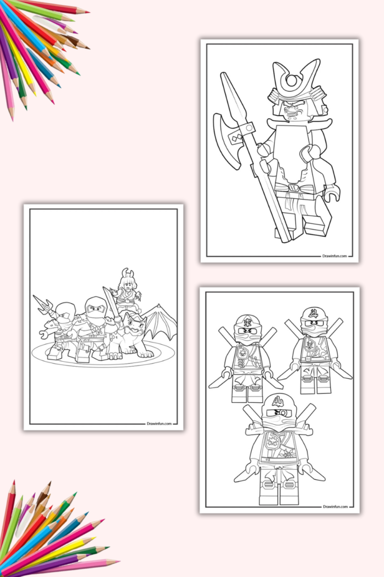 8+ LEGO Ninjago Coloring Pages (Free PDF Printables)