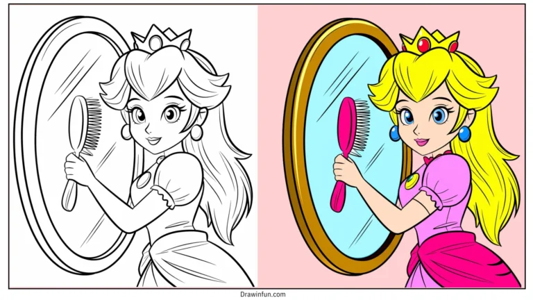 59+ Princess Peach Coloring Pages ( Free PDF Printables )
