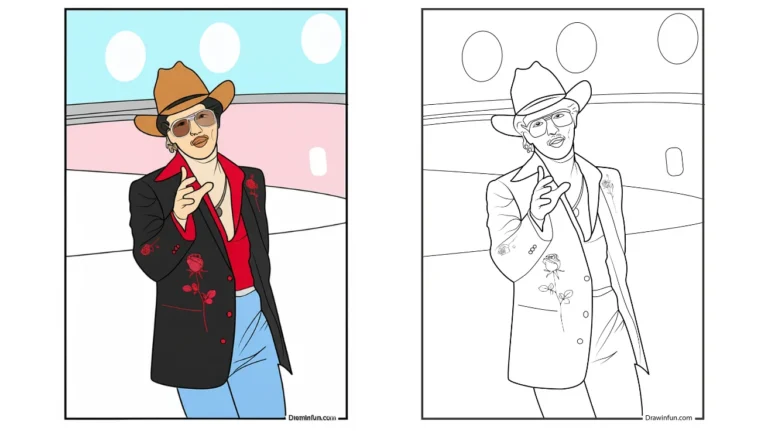 8+ Bruno Mars Coloring Pages ( Free PDF Printables )