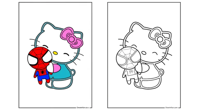 9+ Hello Kitty Coloring Pages ( Free PDF Printables )