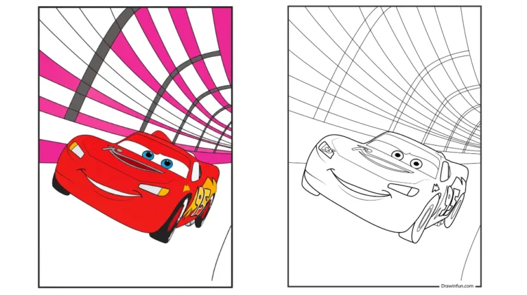 9+ Lightning McQueen Coloring Pages ( Free PDF Printables )