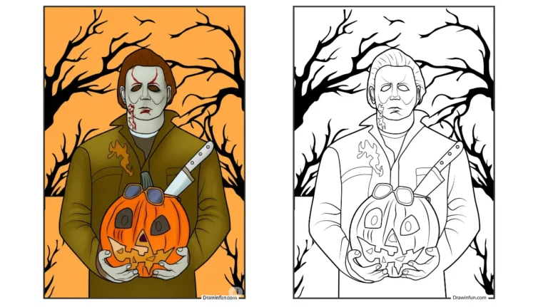 9+ Michael Myers Coloring Pages ( Free PDF Printables )