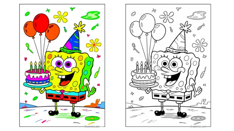 54+ SpongeBob Coloring Pages ( Free PDF Printables )