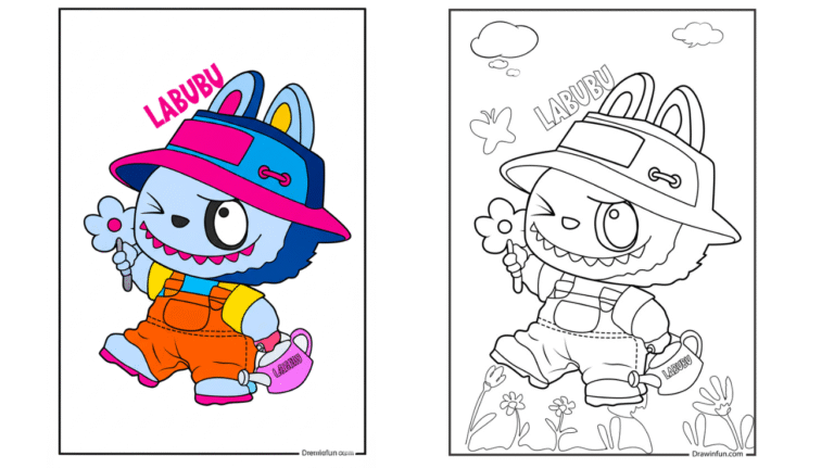 9+ Labubu Coloring Pages ( Free PDF Printables )