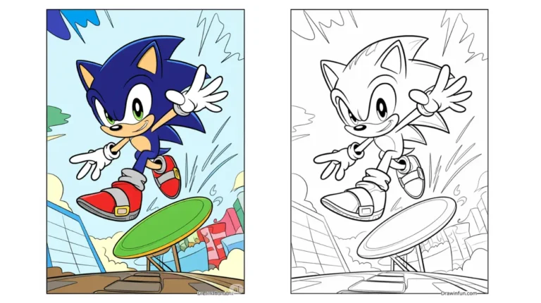 60+ Sonic the Hedgehog Coloring Pages ( Free PDF Printables )