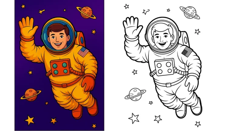 59+ Space Coloring Pages ( Free PDF Printables )