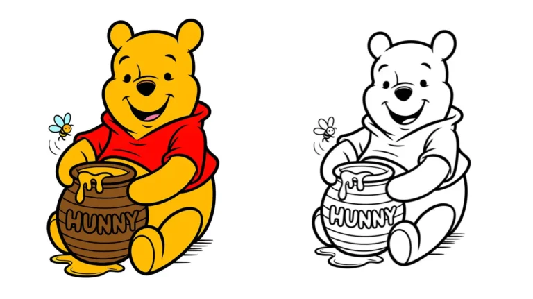 59+ Winnie the Pooh Coloring Pages ( Free PDF Printables )